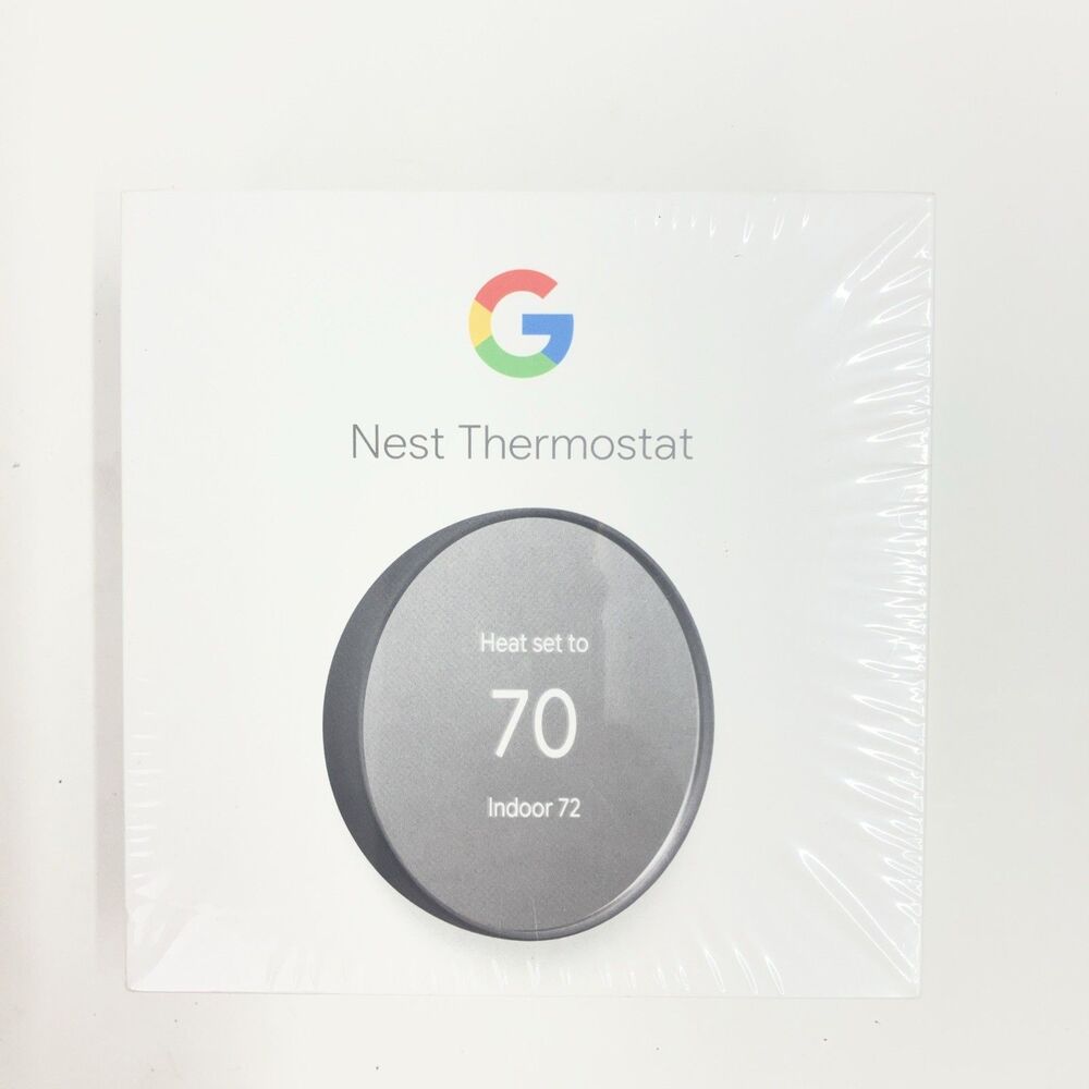 Google Nest Smart Thermostat 4th Generation (Charcoal) G4CVZ